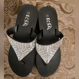 Ecsa Beaded Sandals
